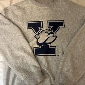 H&M /  Grey and Navy Yale Relaxed Sweatshirt